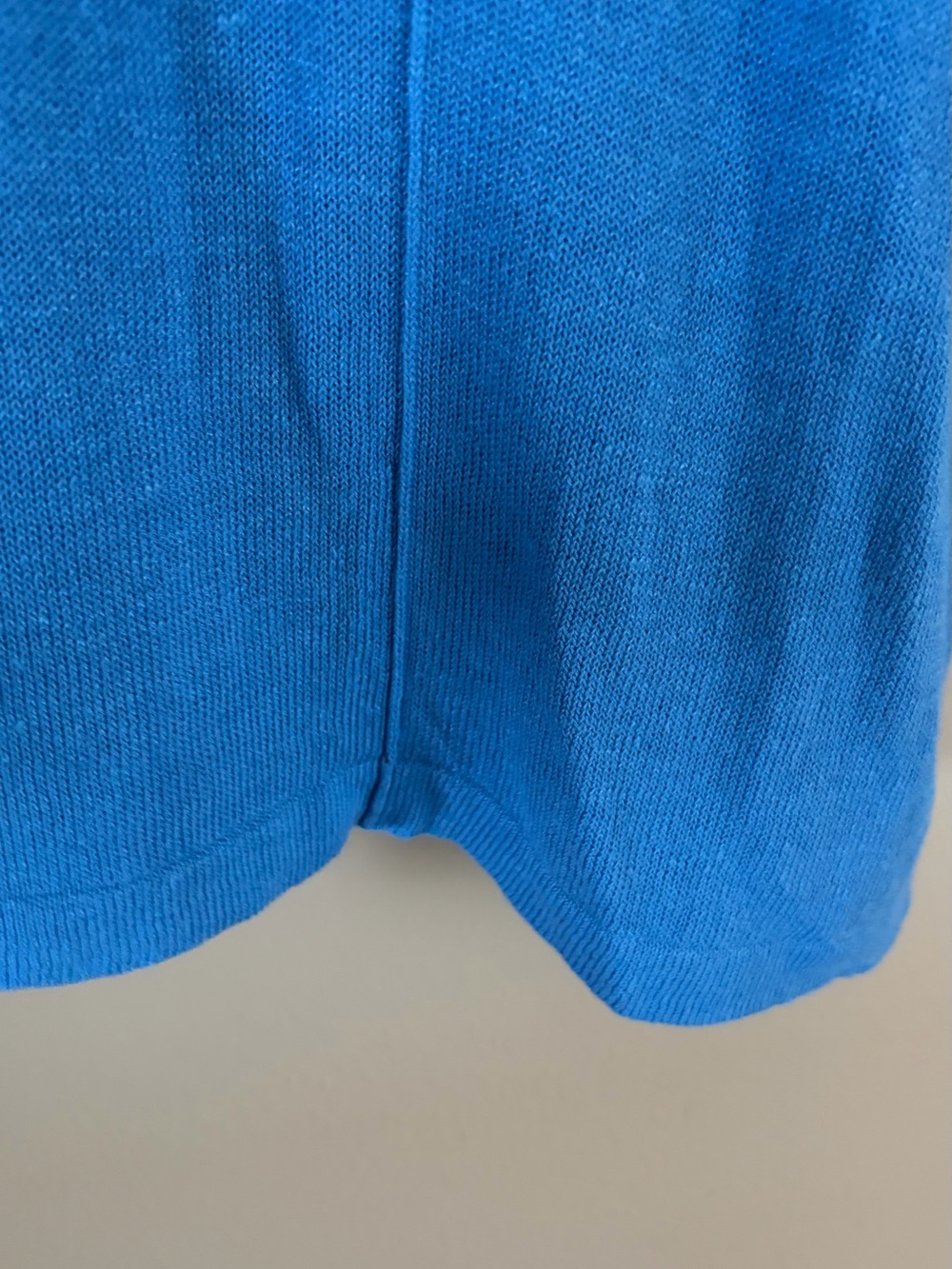 J. Jill Blue Long Sleeve Knit Crewneck Top linen petite XL - Picture 5 of 10